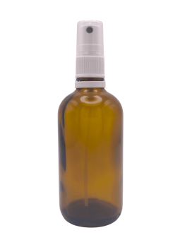 flacon verre jaune spray 100ml